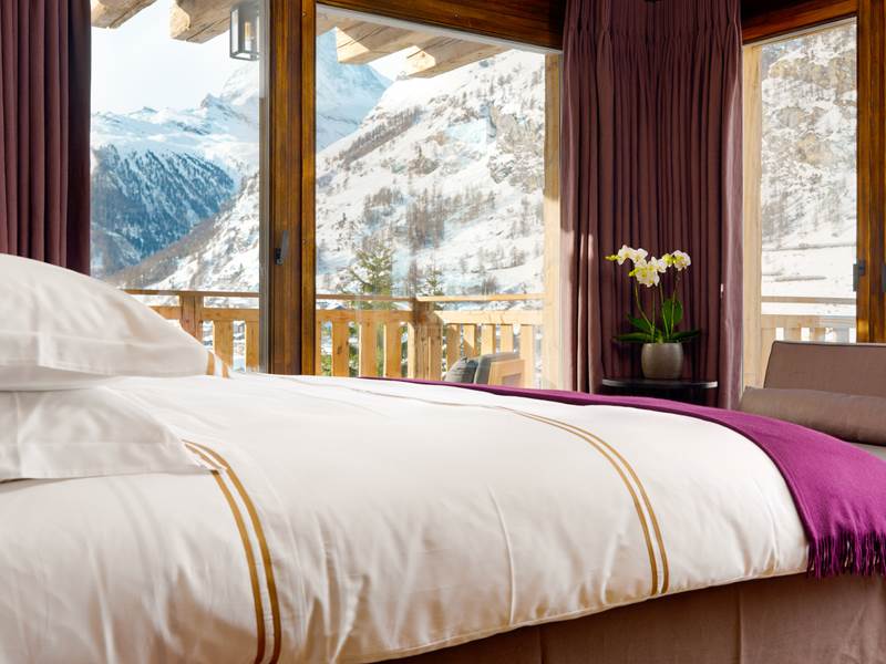 Luxurious furnishings and fittings in the lavish ensuite bedrooms