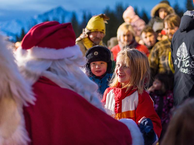 Christmas ski holidays in Les Arcs France
