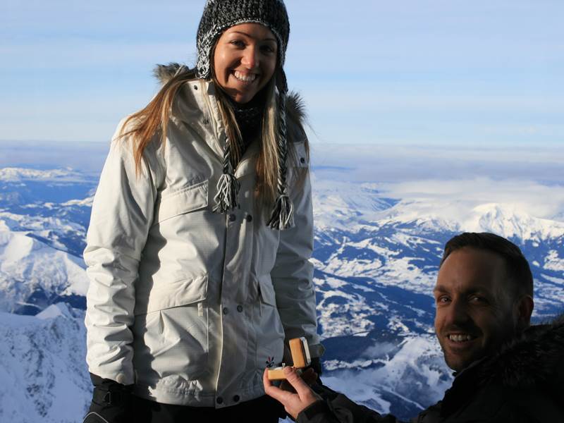 Chamonix Void Skywalk First Marriage Proposal