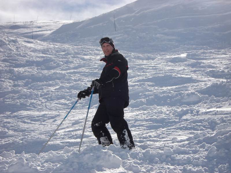 Powder skiing in Chamonix France