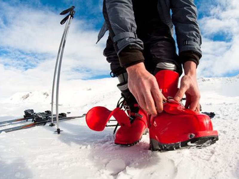 ski boot pain