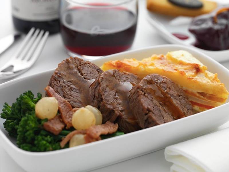 ski train dining