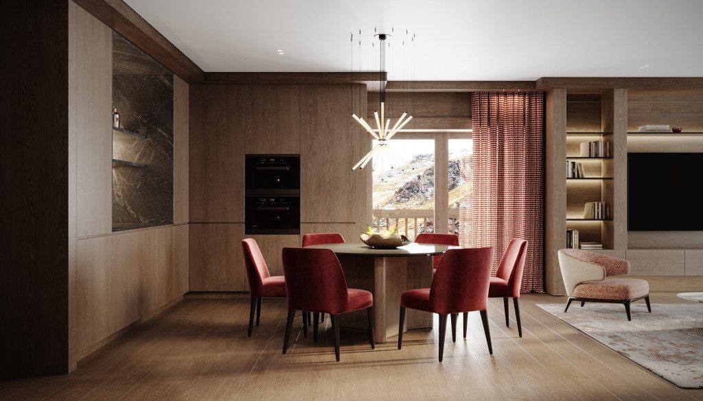 Apartment Cinq dining room