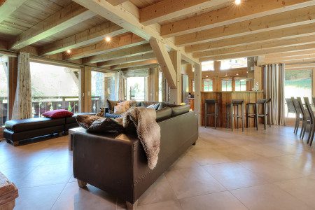 Chalet Nidaya Open plan living space