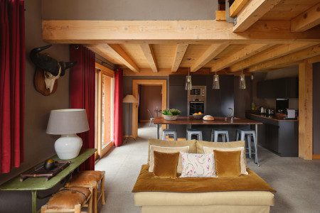 Chalet Terre American kitchen