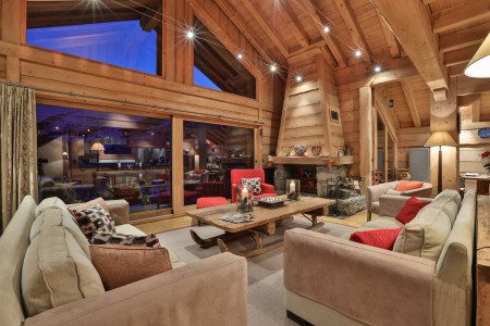 41198 Chalet Vallon Lounge open plan 2