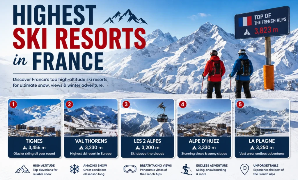 Highest Ski Resorts in France