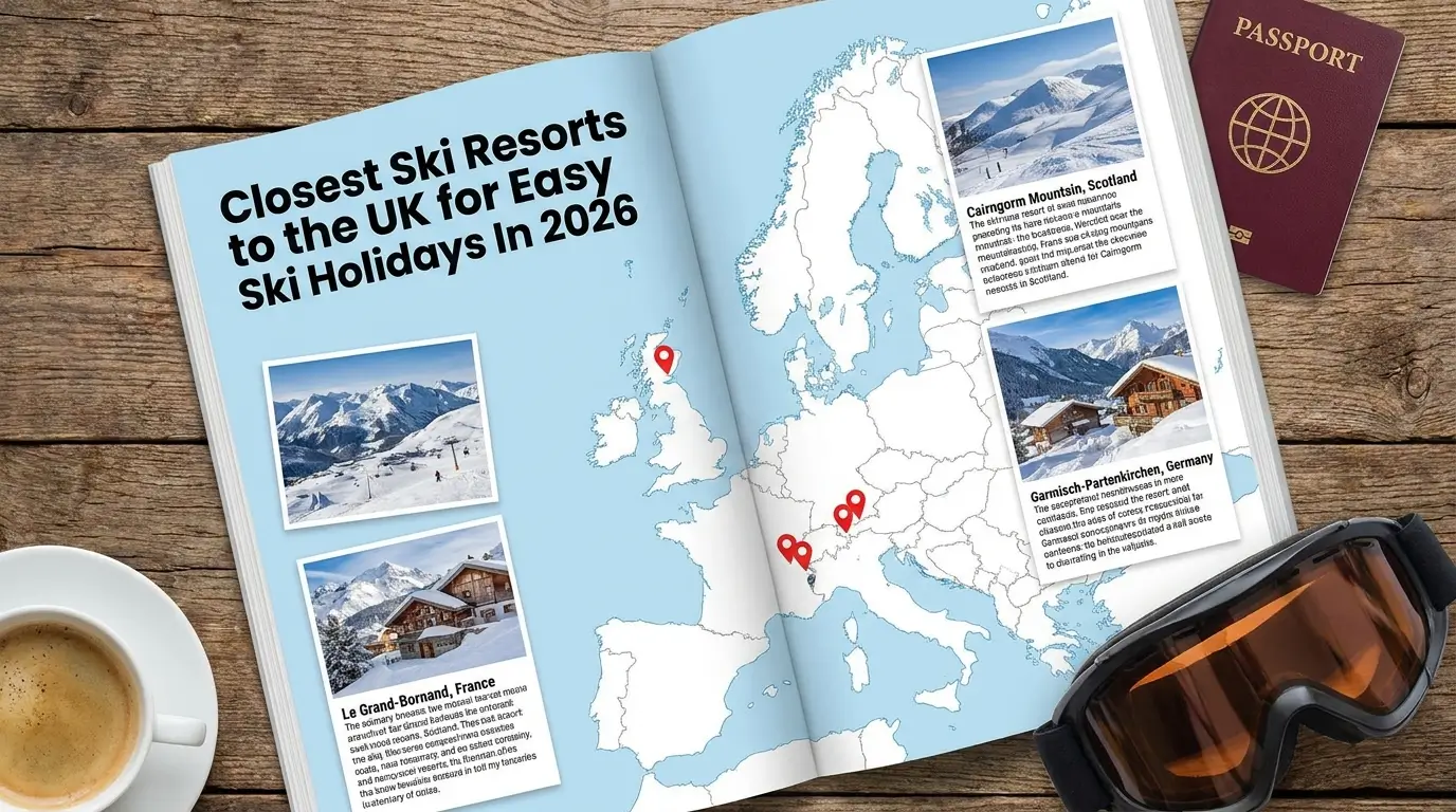 Closest Ski Resorts to the UK for Easy Ski Holidays In 2026