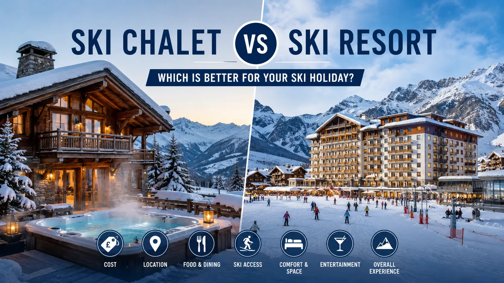 Ski Chalet vs Ski Resort: Which Is Better for Ski Holiday?