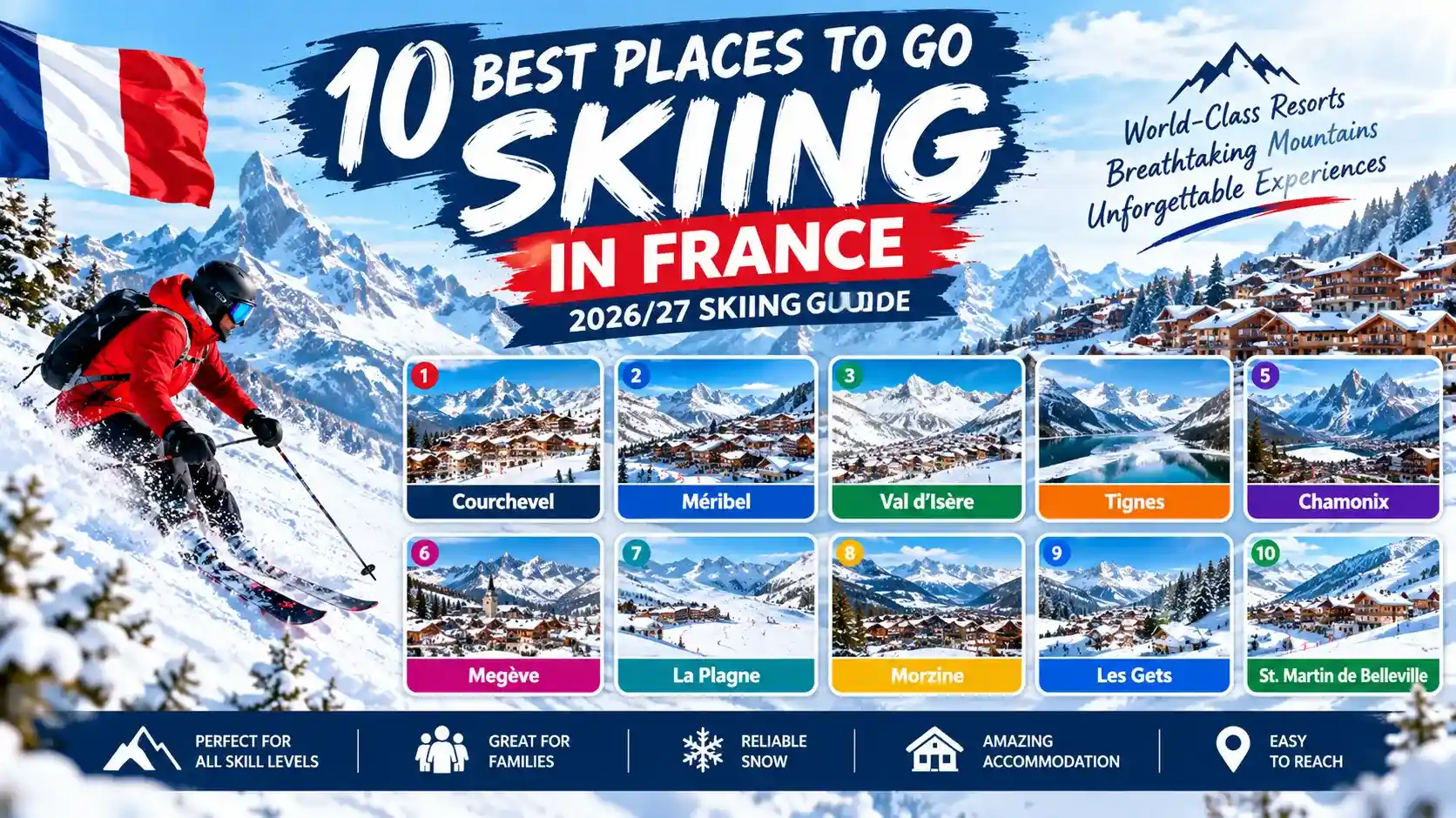 10 Best Places to Go Skiing in France 202627 Skiing Guide