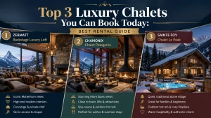 Top 3 Luxury Chalets You Can Book Today: Best Rental Guide