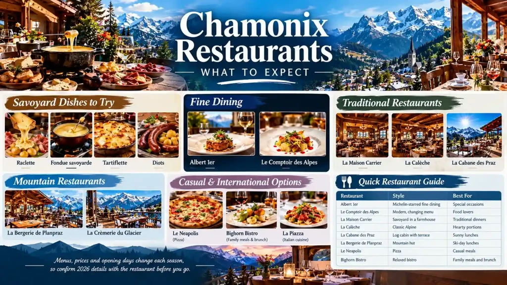 Chamonix Restaurants What to Expect