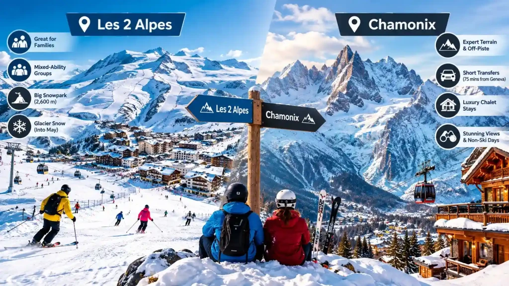 Which Resort Should You Choose Les 2 Alpes vs Chamonix 